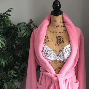 Pink Victoria’s Secret Black And White Bra